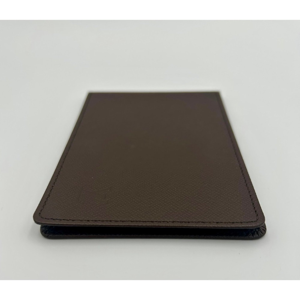Louis Vuitton Taiga Leather Bifold ID Card Holder Brown Wallet with COA - Picture 6 of 9